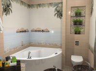 Панно из 2 плиток Del Mare PWU09DLM1 249*1000*7,5 в Керчи