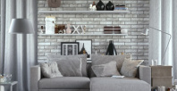 Плитка для стен 250х60 BRICKSTYLE LONDON Антрацитовый (30У020) в Керчи